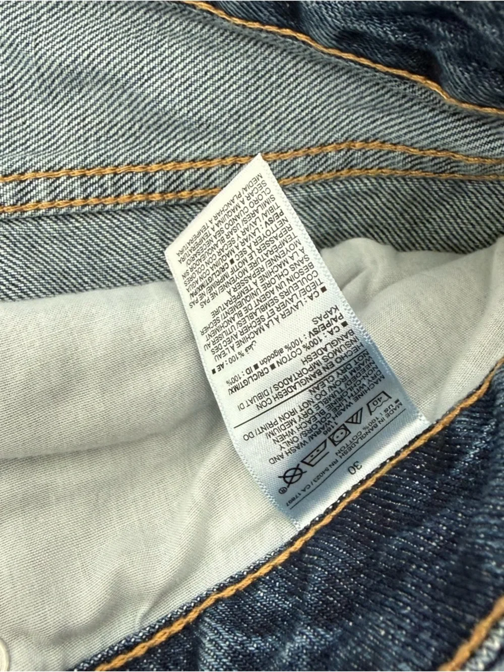 Old Navy NWT OG Straight Distressed Dark Blue Denim Cutoff Shorts O11